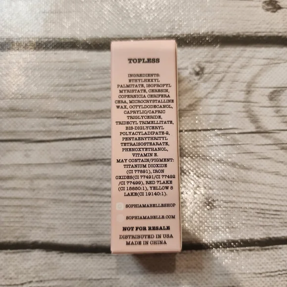 Nib Sophia and Mabelle Topless Hydrating Hybrid 2 in 1 Lipstick Balm Full Size - Picture 5 of 8